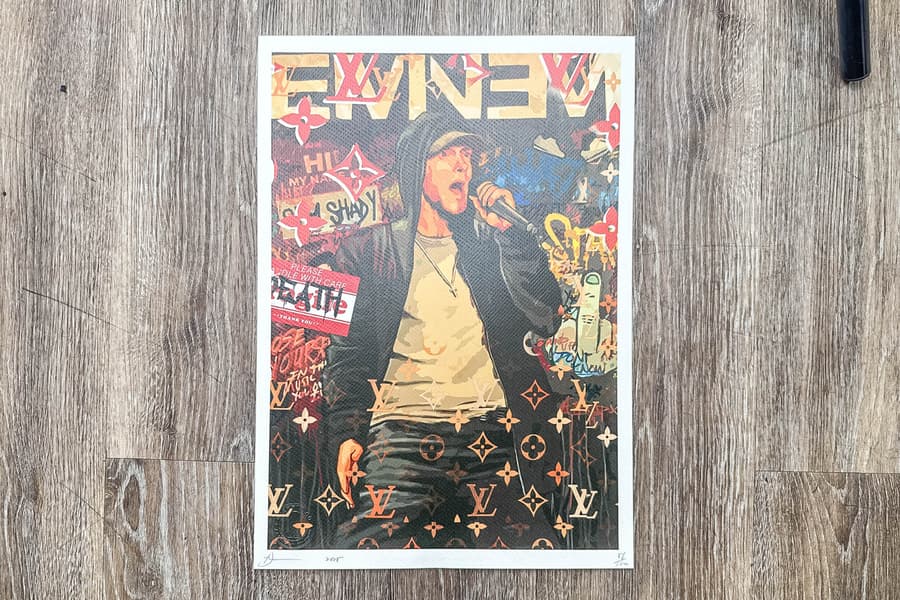 Giclee Kunstdruck Death NYC, limitiert